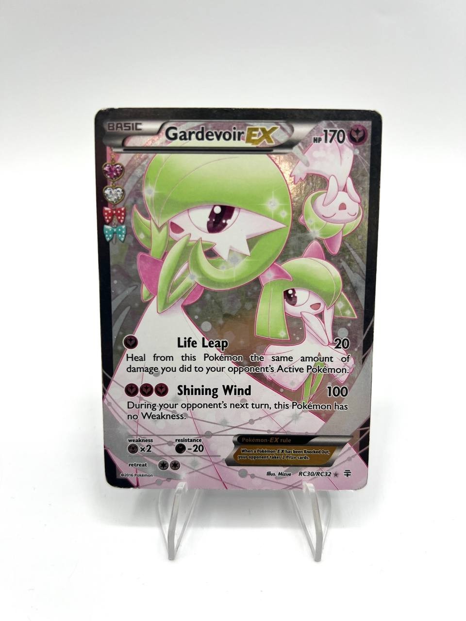 Carta Pokemon Gardevoir EX RC30/RC32 Generations Radiant Collection Played ENG