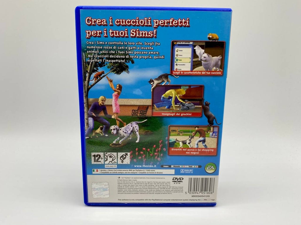 Gioco The sims 2 pets ps2 Playstation Pal Italiano EA Completo Funzionante