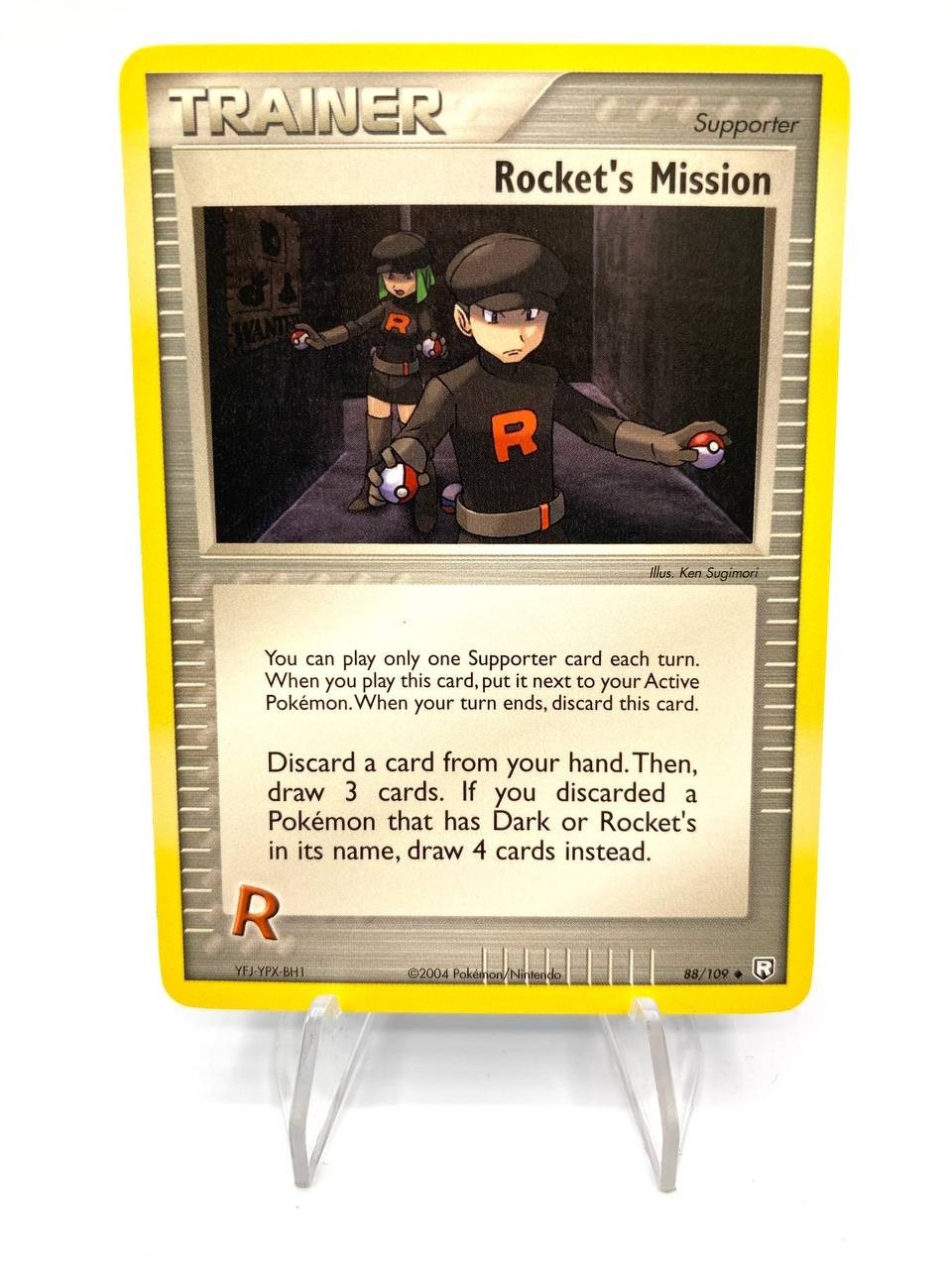 Carta pokemon Rocket’s Mission 88/109 EX Team Rocket Returns Excellent ENG