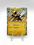 Carta pokemon Luxio 136/091 set Destino di paldea holo Baby shiny Italiano NM