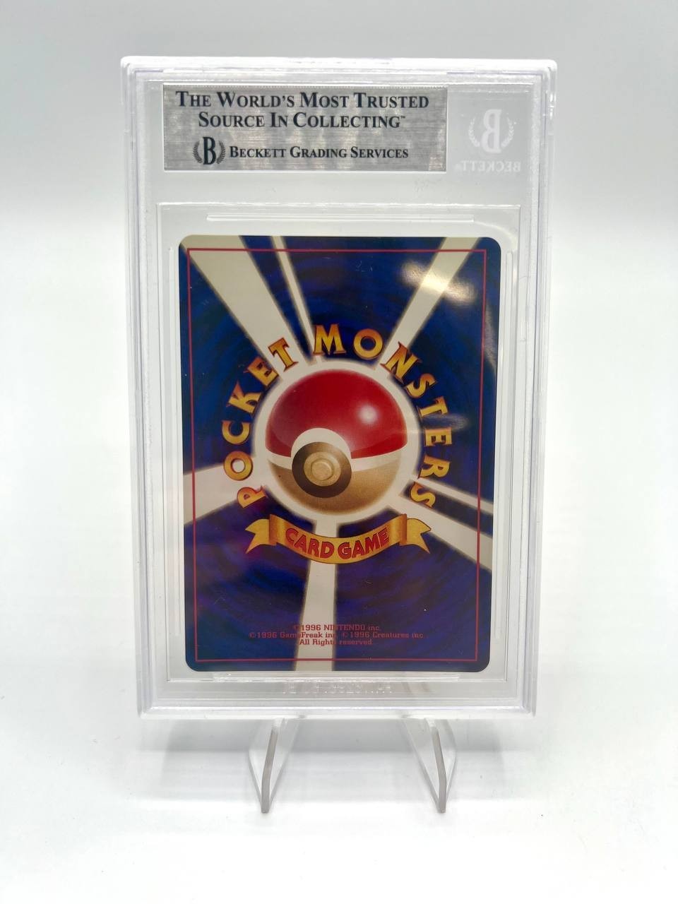 Carta pokemon Charizard Holo No. 006 Japanese set base 1996 Vintage BGS 8.5