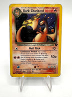 Carta pokemon Dark Charizard 4/82 Inglese holo Vintage Set Team Rocket Poor