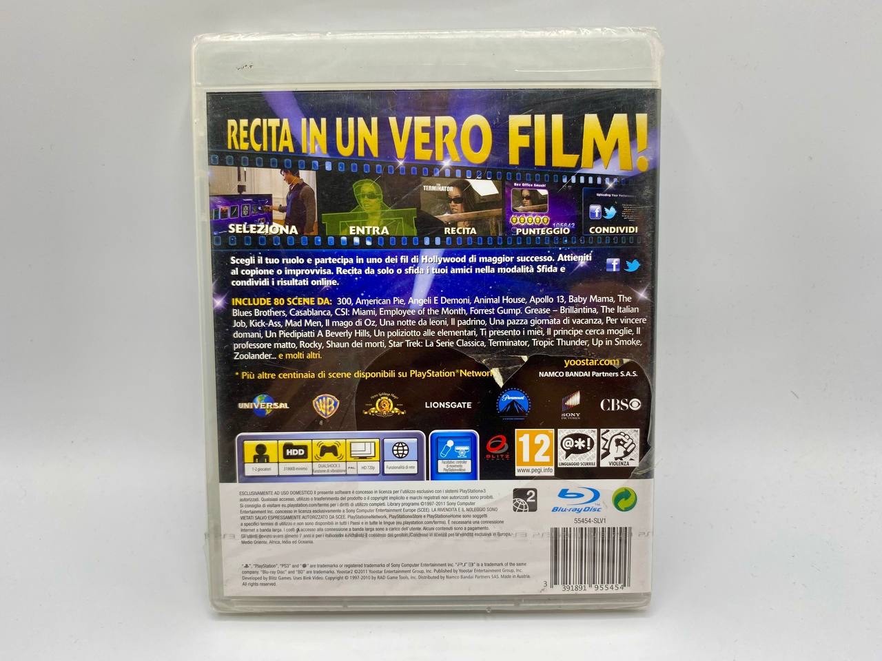 Videogioco yoostar 2 in the movies ps3 Playstation Italiano Completo Sealed