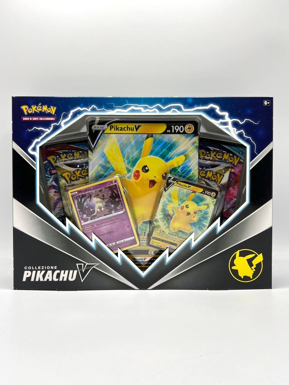 Pokemon Collezione Pikachu V Mimikyu Promo Sealed Italiano 4 bustine