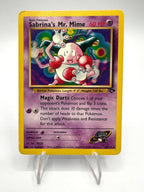 Carta pokemon Sabrina's Mr. Mime 59/132 set Gym Challenge Inglese Good Vintage