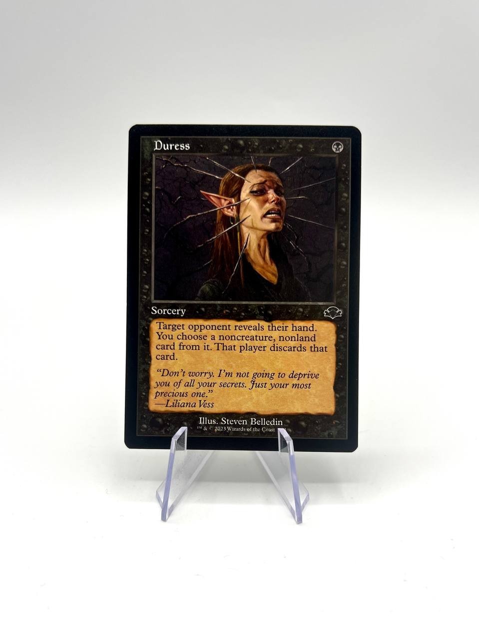 MTG RETRO Duress x1 Dominaria Remastered 1x Magic the Gathering NM no Holo