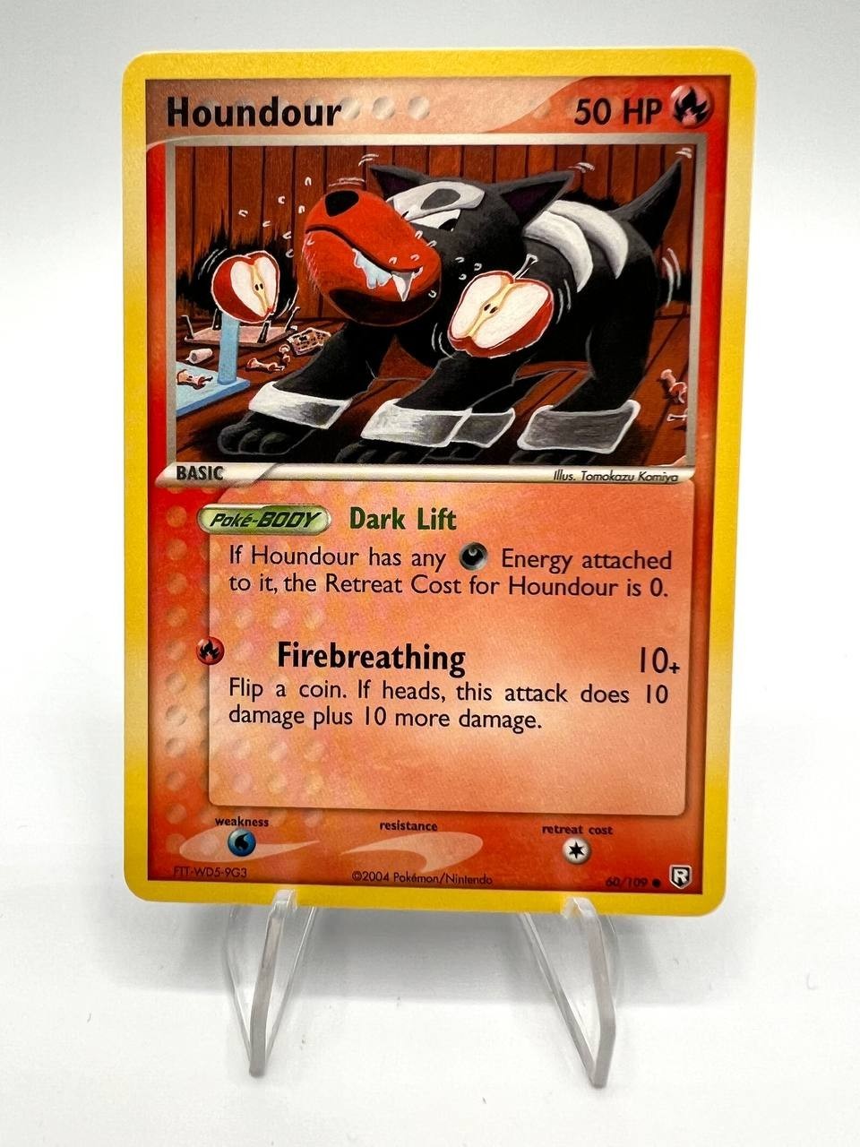 Carta pokemon Houndour 60/109 set Team Rocket Returns Vintage Inglese Near mint