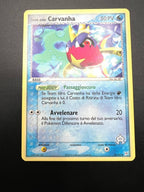 Pokemon Team idro Carvanha 25/95 EX Team Magma vs Team Aqua no Holo Near mint
