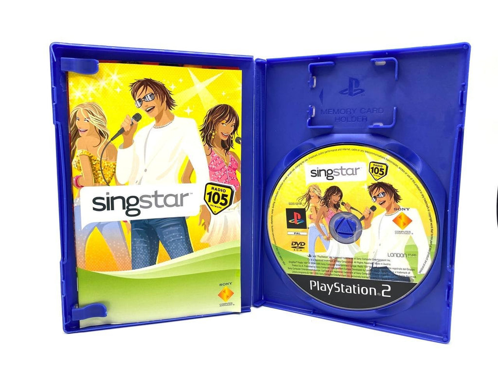 Singstar radio 105 ps2 gioco sony playstation 2 Completo Funzionante Italiano