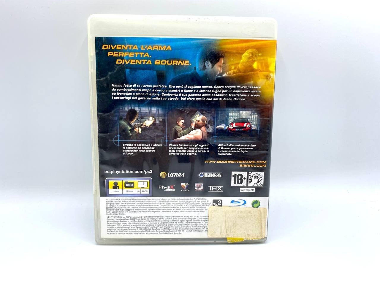 THE BOURNE CONSPIRACY PS3 PLAYSTATION OTTIME CONDIZIONI COMPLETO PAL ITA SONY
