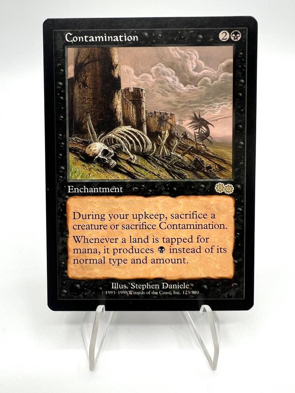 Carta Contamination Urza's Saga MTG Magic the Gathering Near mint no holo ENG