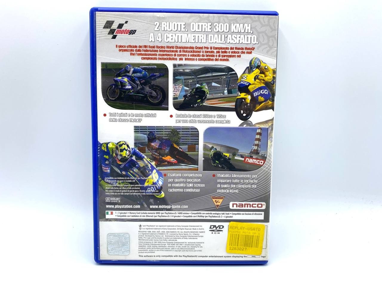 Namco MotoGP 4 PS2 Sony PlayStation 2 2006 Italiano Completo funzionante