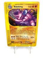 Carta pokemon Nidoking Holo Rare H18/H32 set Aquapolis 2002 Good ENG inglese