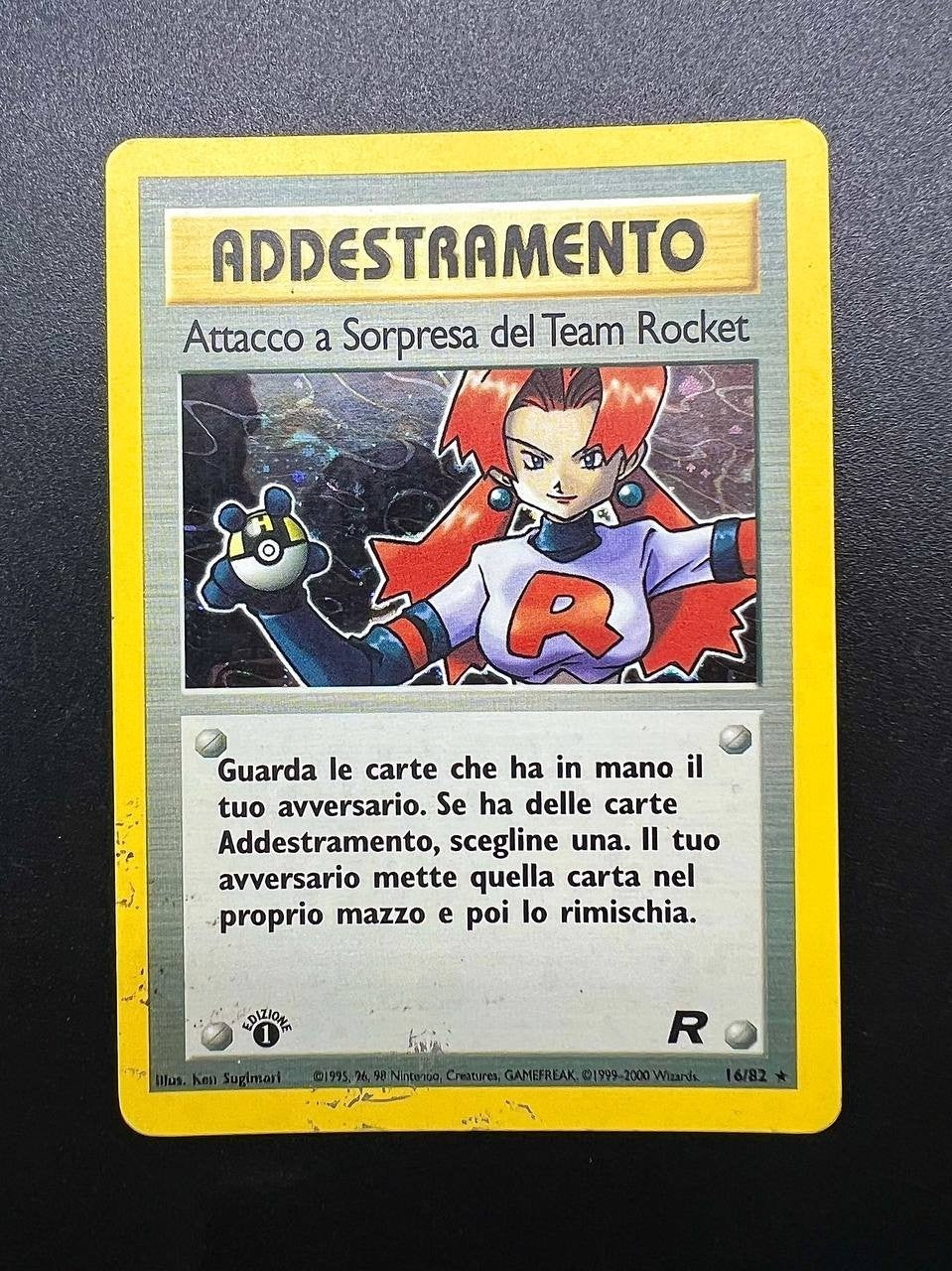 Pokemon Attacco a Sorpresa Del Team Rocket 16/82 TR Team Rocket Holo Italiano LP