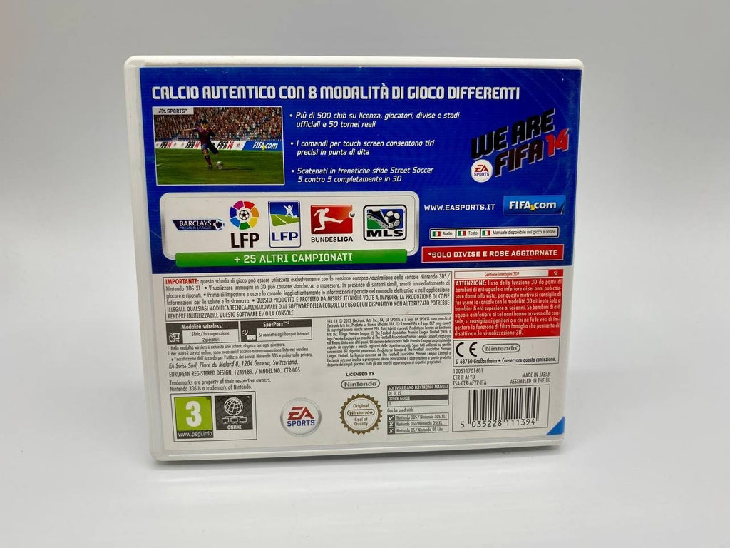 Gioco Fifa 14 Nintendo 3ds Legacy edition Completo Funzionante Italiano