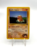 Carta pokemon Brock's Diglett 67/132 set Gym Challenge Excellent Vintage ENG