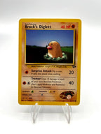 Carta pokemon Brock's Diglett 67/132 set Gym Challenge Excellent Vintage ENG