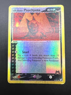 Carta Team Magma’s Poochyena 65/95 Reverse EX Team Magma vs Team Aqua played