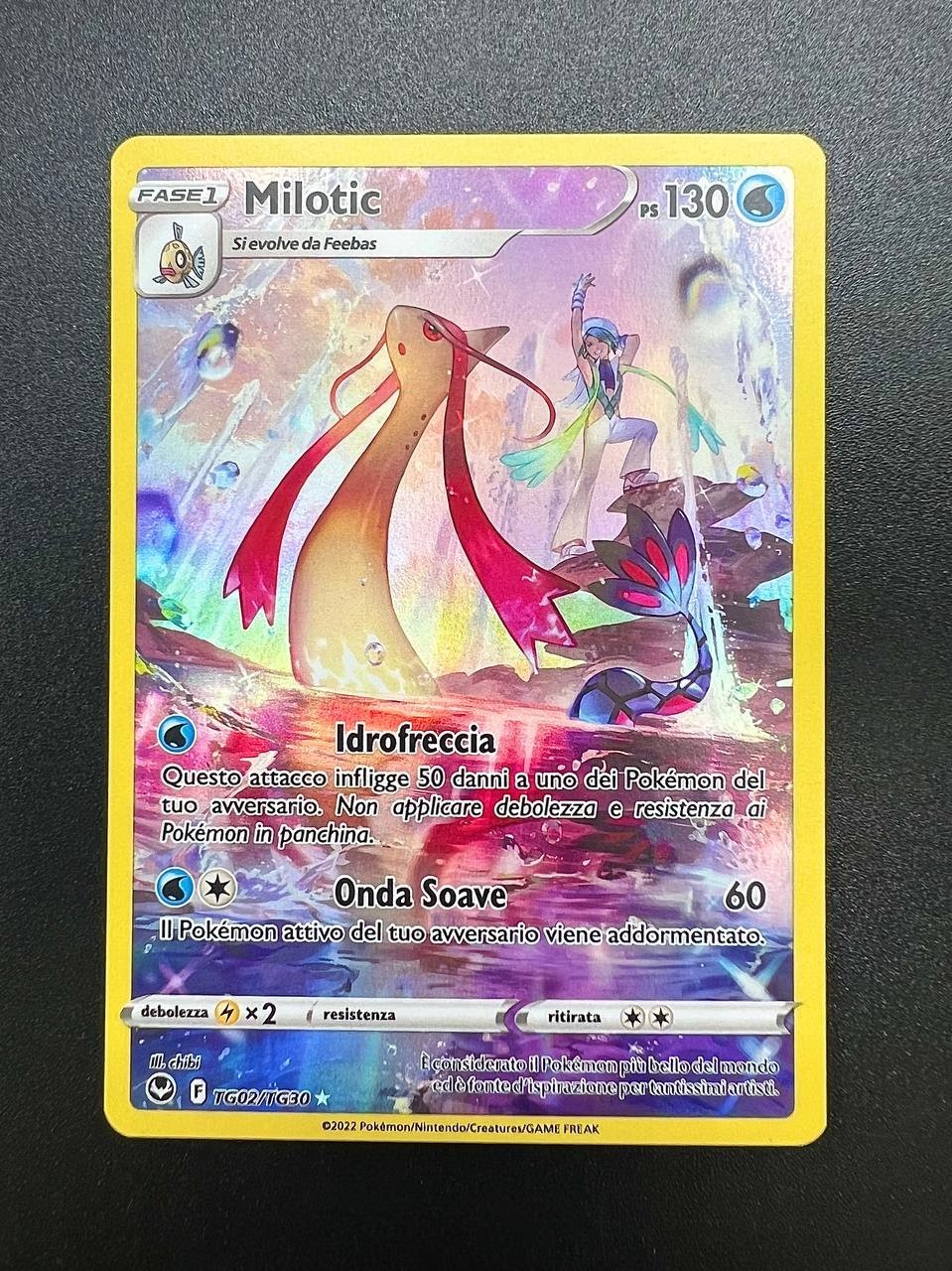 Carta Pokemon Milotic TG02/TG30 SIT Tempesta argentata Italiano Holo Near mint
