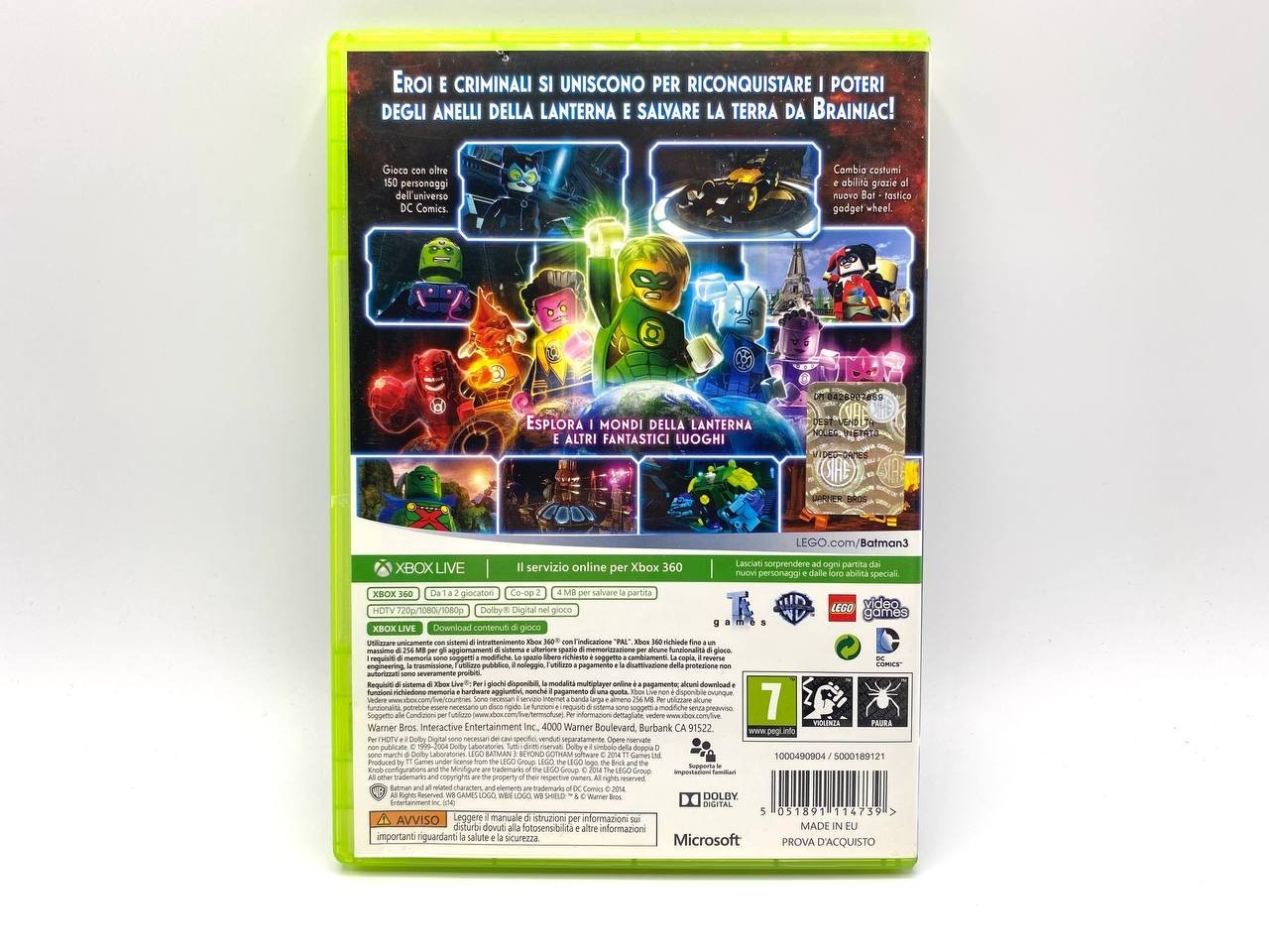 LEGO Batman 3: Gotha e oltre Microsoft Xbox 360 2014 Completo Funzionante ITA