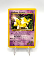 Carta pokemon Sabrina's Drowzee 95/132 Gym Challenge Excellent Inglese Vintage