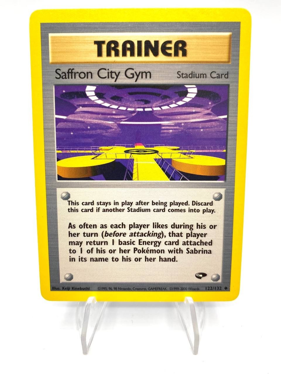 Carta pokemon Saffron City Gym 122/132 set Gym Challenge Near mint No holo