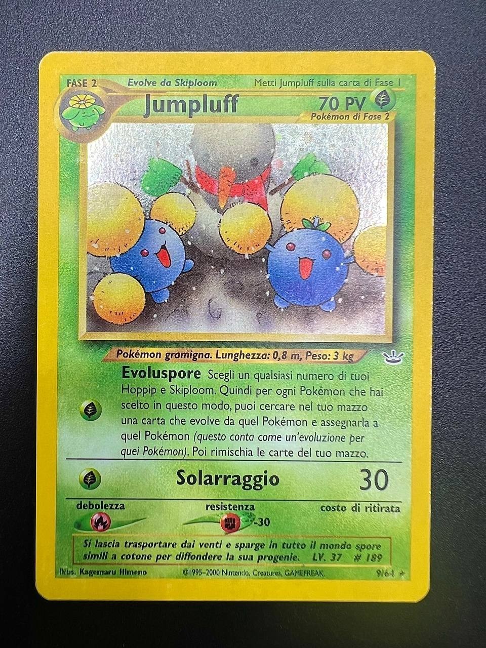 carta pokemon Jumpluff NR 9/64 Neo Revelation italiano good holo vintage