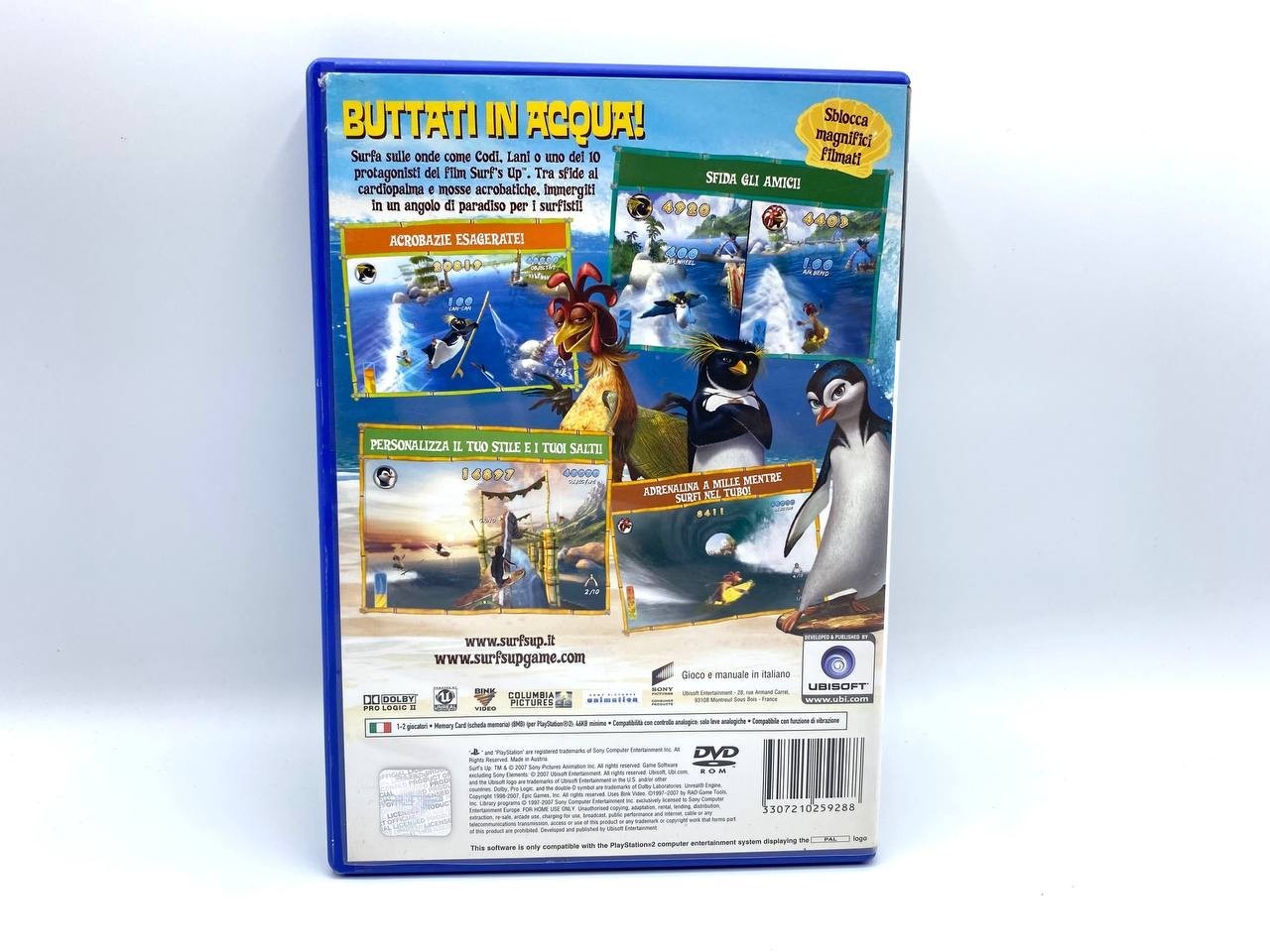 Surf's Up I re delle onde Sony PlayStation 2 PS2 Completo Funzionante Italiano