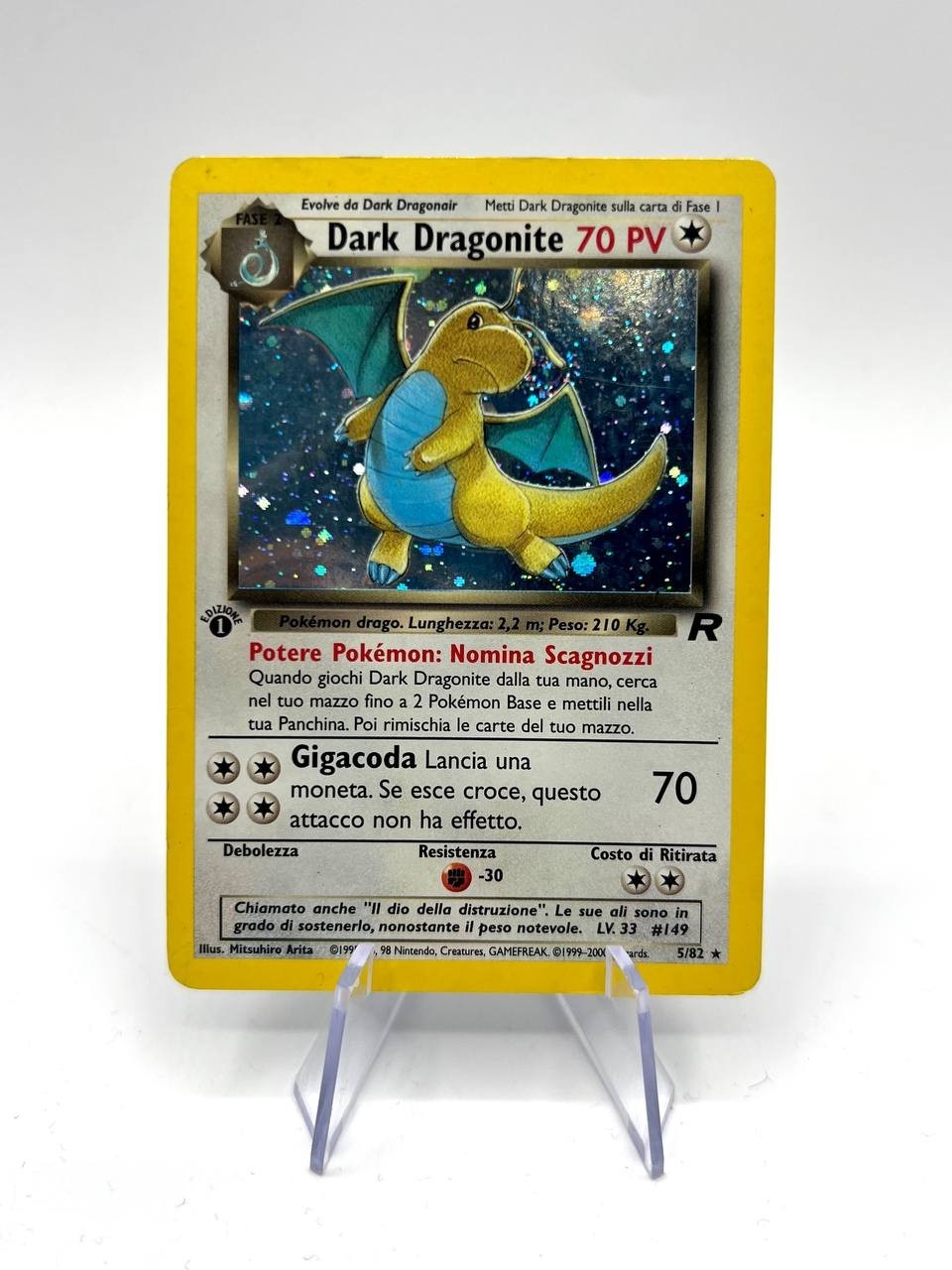 Dark Dragonite (TR 5) Holo Team Rocket  ITA light Played prima edizione