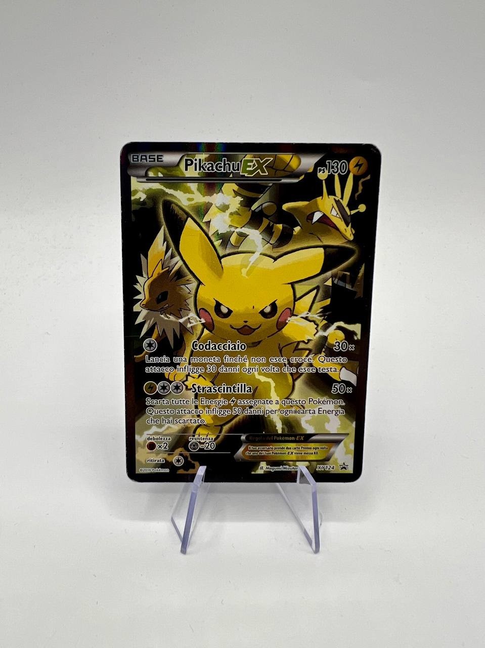 Pokemon Pikachu Ex XY124 Black Star Promo set Generazioni Italiano poor
