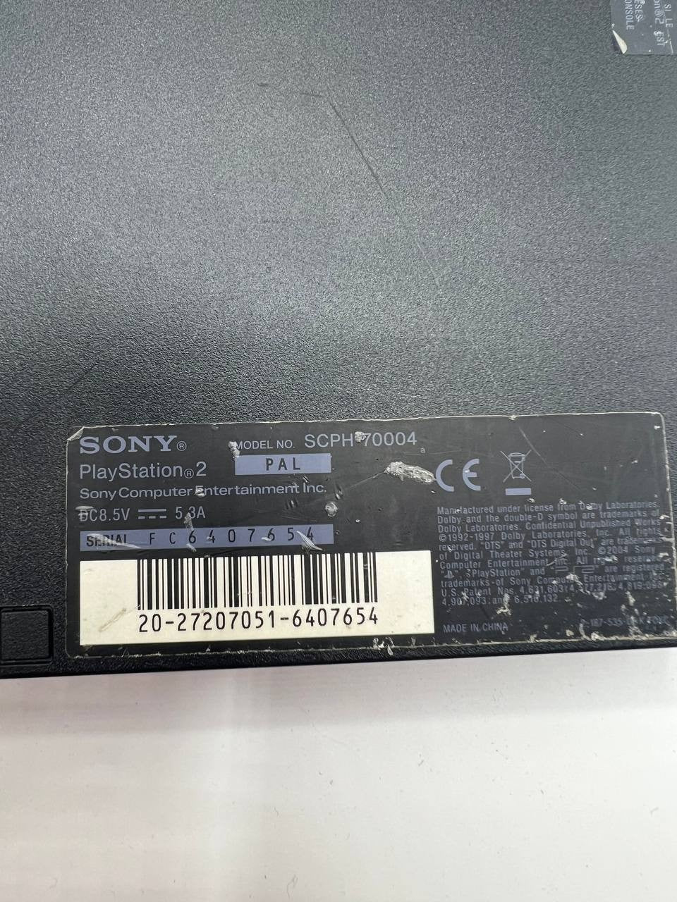 Console Playstation PS2 Slim Scph 70004 Completa Cavi Funzionante Controller