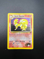 Pokémon card Holo brock ninetales gym challenge WOTC Cards Vintage Rare poor