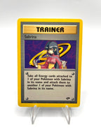 Carta pokemon Sabrina 110/132 Gym Challenge Inglese Excellent Vintage no Holo