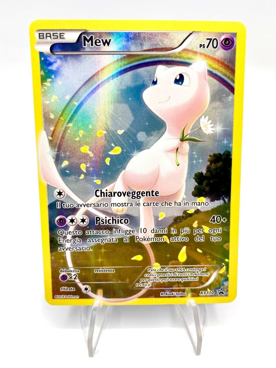 Carta Pokémon Mew XY110 holo Black Star Promos Italiano 2016 Excellent