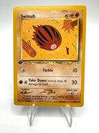 Carta pokemon Swinub set Neo Revelation 57/64 Excellent Vintage 1a Edizione ENG
