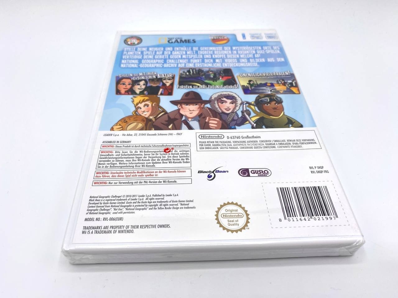 NATIONAL GEOGRAPHIC CHALLENGE Tedesco PAL Nuovo SEALED DEUTSCH NINTENDO WII