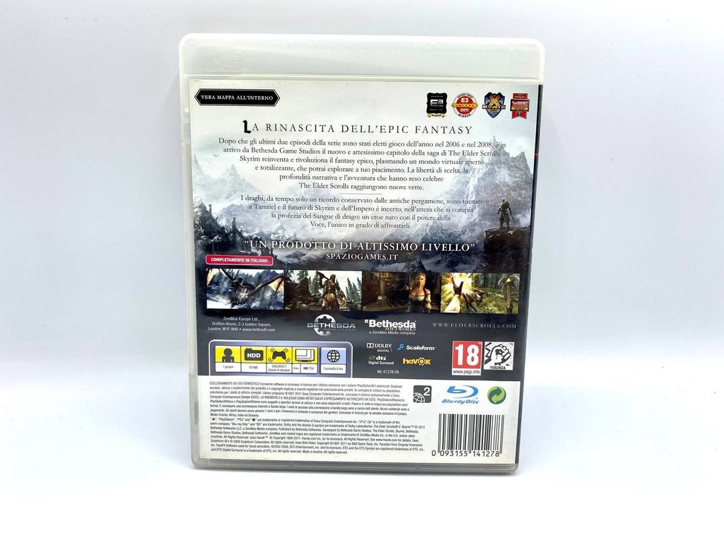 the Elder Scrolls V Skyrim Sony Playstation PS3 Completo Funzionante Italiano