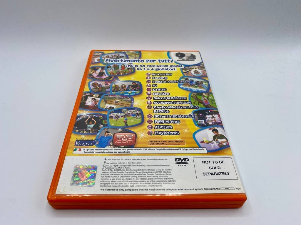 EYE TOY PLAY 3 KINETIC  VIDEOGIOCO PLAY STATION 2 Funzionante Italiano Completo