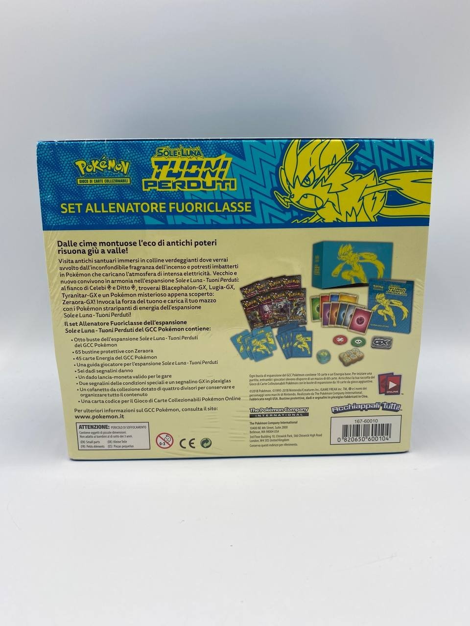 Pokémon ETB Tuoni Perduti ITALIANO Difetto Taglio Set Allenatore Fuoriclasse