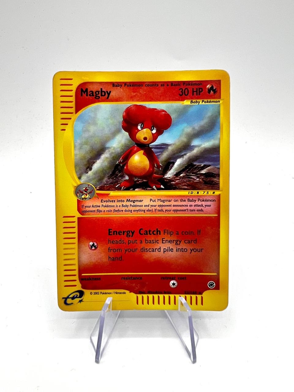 Magby 52/165 Expedition Base Set 2002 rara Reverse Holo inglese played