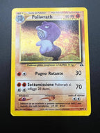 Carta Pokemon Poliwrath Holo 9/75 set Neo Discovery Excellent Italiano Vintage