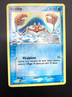 Carta pokemon Krabby Set EX Guardiani Dei Cristalli 54/100 Holo Stamped ITA NM