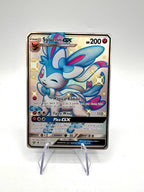 Pokémon Sylveon GX HIF SV76 English holo Hidden Fates inglese excellent