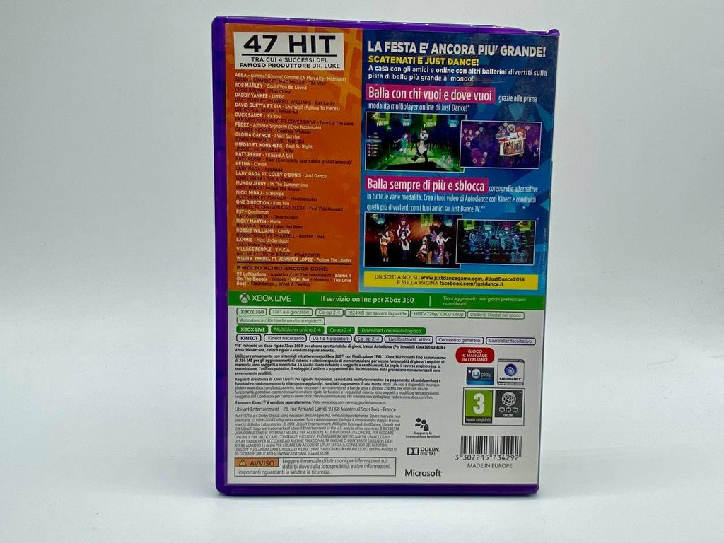 Videogioco Just Dance 2014 Microsoft XBOX 360 Completo Italiano Funzionante