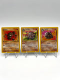 Pokemon Golem 36/62 Graveler 37/62 Geodude 47/62 Fossil 1 Edizione ITA Excellent