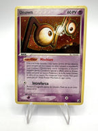 Carta pokemon Unown N/28 set EX forze segrete Italiano Holo Excellent