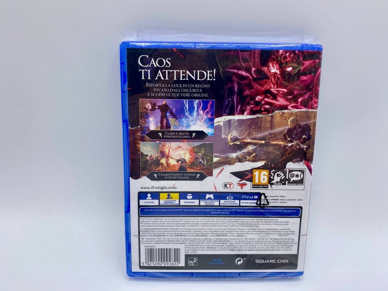 Stranger of Paradise Final Fantasy Origin PS4 Sony Playstation 4 PAL ITA Nuovo