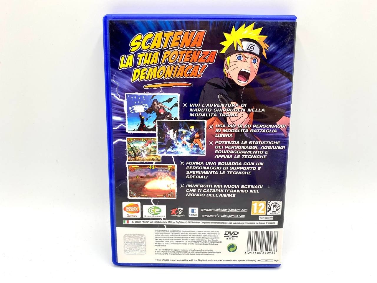 Naruto Shippiden Ultimate Ninja Storm 5 PS2 PLAYSTATION 2 ITA Italiano completo