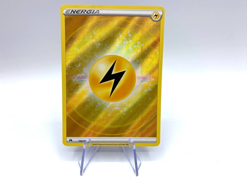 Carta Pokémon Energia Tuono Full Art set Zenith regale 155/159 NM Italiano