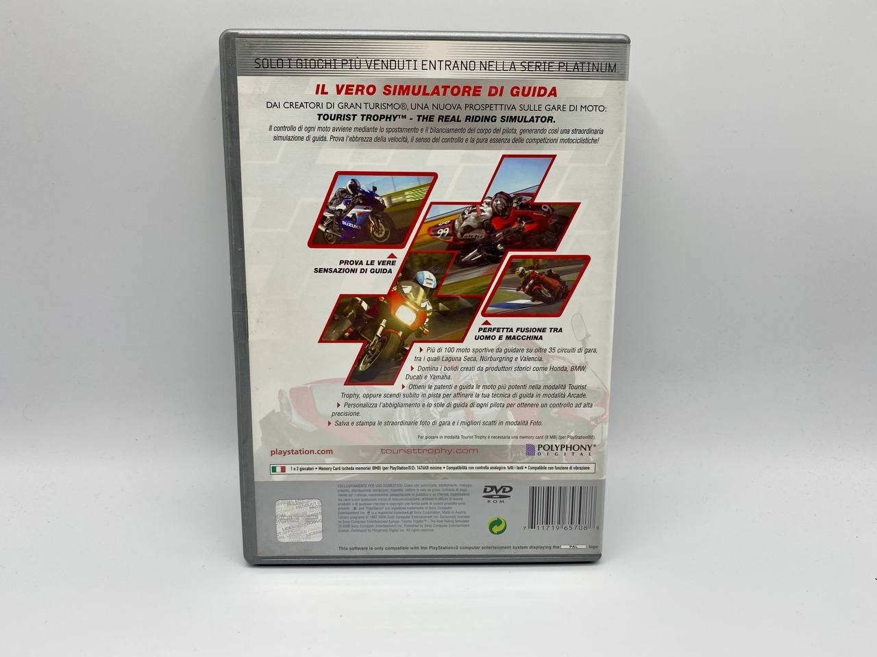 TOURIST TROPHY THE REAL RIDING SIMULATOR PLAYSTATION 2 PS2 Games Videogioco